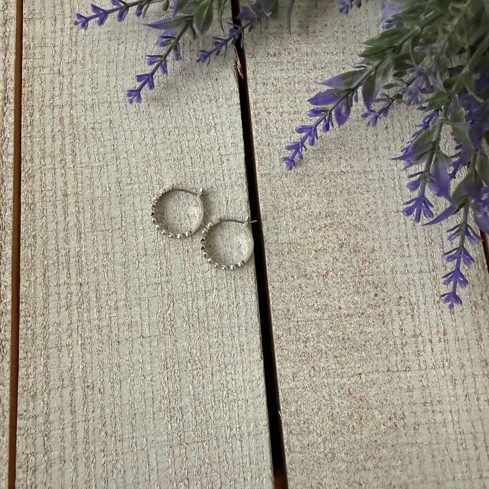 Silver Hoop Earrings